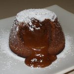 The molten mini cake. I am nominating Jean-Georges Vongerichten for sainthood for its creation.