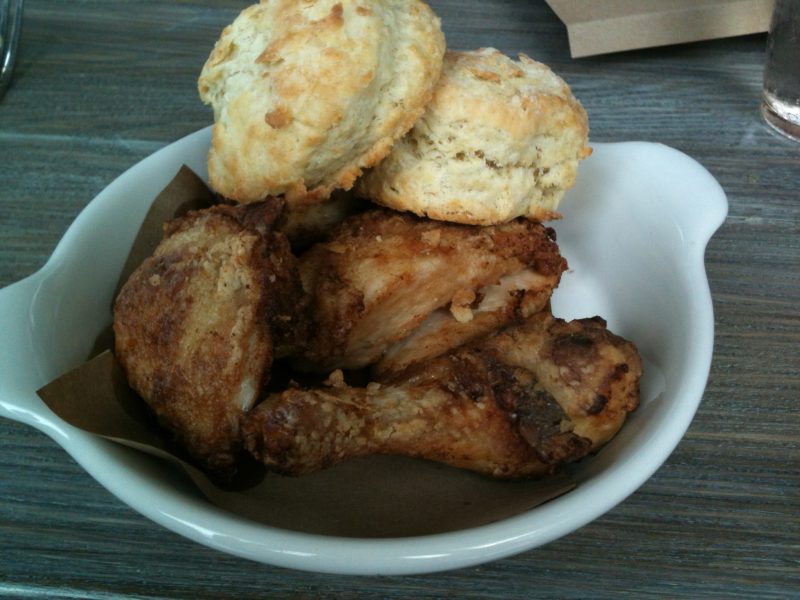 fried chicken at Watershed, one of Atlanta's best restaurants