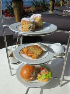 An elegant High Tea was served every afternoon in the Top Sail Lounge.