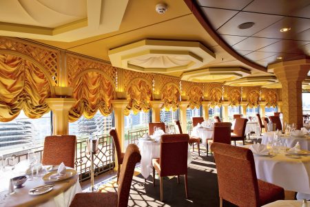Le Muse, the restaurant for MSC Yacht Club guests only where three meals a day are served