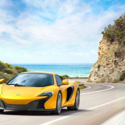 Picture yourself tooling around Europe in this beauty, the McLaren 650s. You're looking pretty good, right?