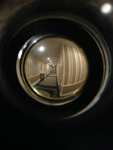Always use your hotel peephole to determine the identity of guests.