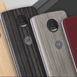 You can change the look of your Motorola Z phone with swappable backs.