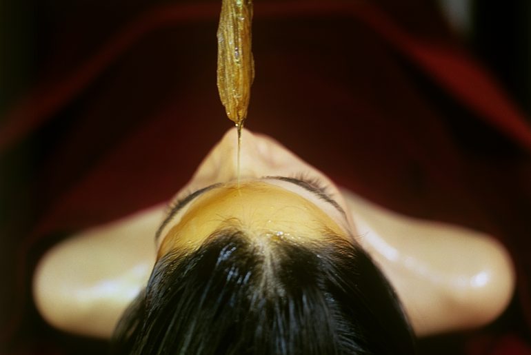 oil treatment, Ananda in the Himalayas